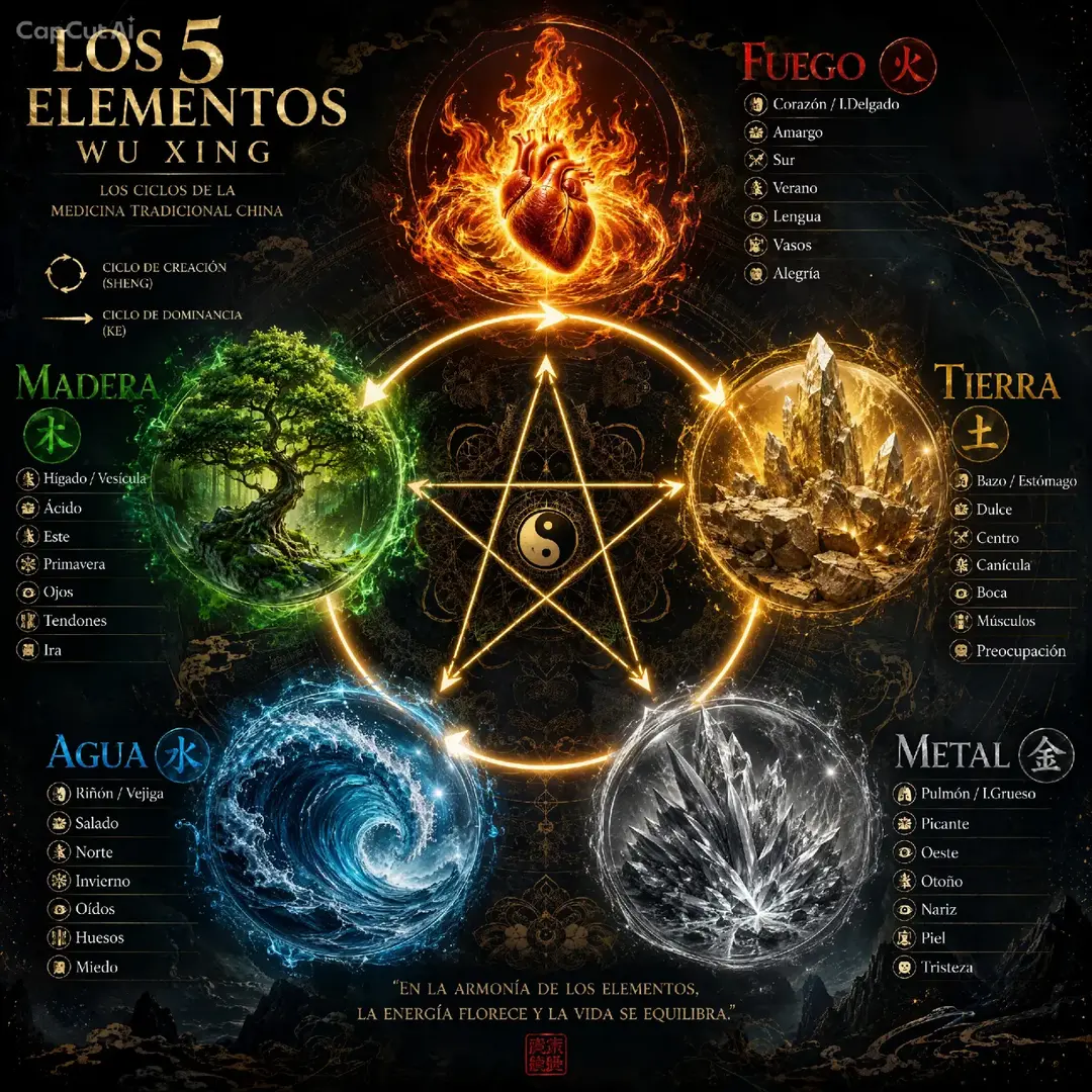 Los 5 movimientos (Wu Xing)